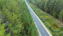 В Верхнекамском округе завершили ремонт дороги Омутнинск - Песковка - Кирс