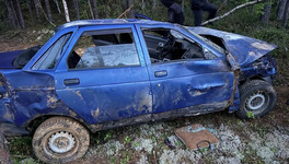 В Омутнинском районе ищут водителя опрокинувшейся «десятки»