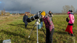 Одни из самых экстремальных наблюдений: астрономы-любители сняли солнечное затмение в Кирове