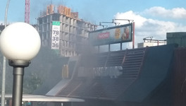 В Кирове загорелось здание «Макдональдса»