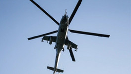В Крыму рухнул российский военный вертолёт
