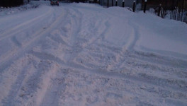 Четыре деревни под Кировом оказались отрезаны от мира из-за снега