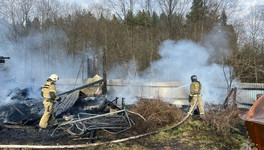 За сутки в Кировской области произошло 6 пожаров