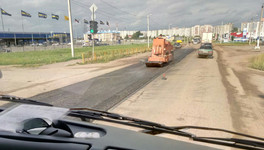 На Московской в районе Metro начался преждевременный дорожный ремонт