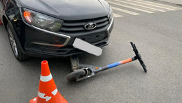 В Кирове водитель сбил подростка на самокате