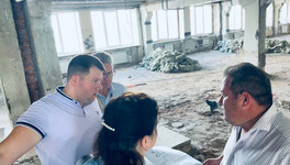 В аэропорту Победилово ремонтируют зал ожидания