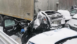 В Новгородской области из-за гололёда столкнулись 25 машин. Один человек погиб