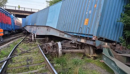 В Кирове сошли с путей два вагона с контейнерами