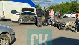 В Коминтерне мотоциклист попал под колёса