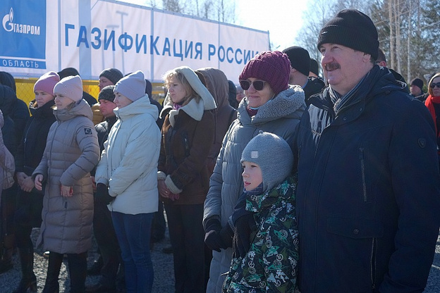 В дома деревни Русское города Кирова провели газ