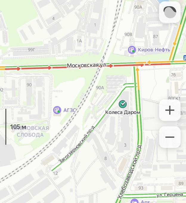 Утренние пробки 14 июля: Щорса, Профсоюзная, Московская