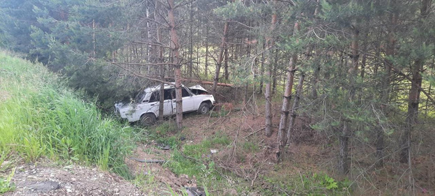 В пригороде Кирова бесправник не справился с управлением авто и наехал на дерево