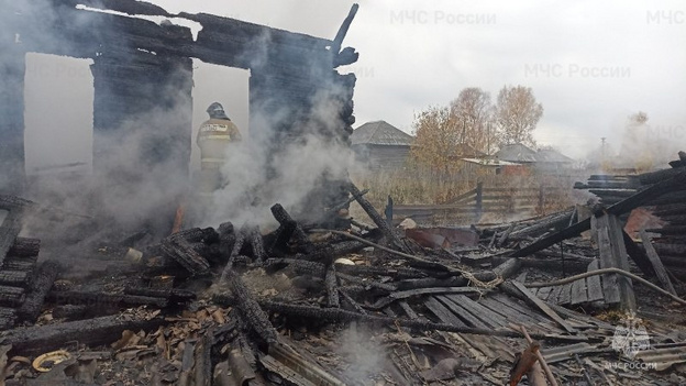 В Песковке сгорел жилой дом