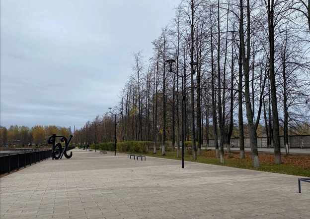 Центральную часть Белой Холуницы благоустроят до конца октября