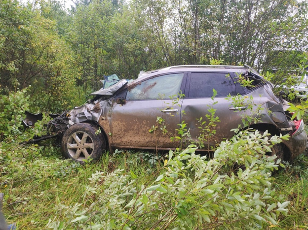 В Афанасьевском округе водитель иномарки съехал в кювет и опрокинулся