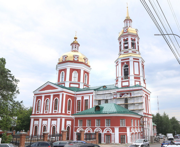 Начались завершающие работы по восстановлению фасада Спасского собора