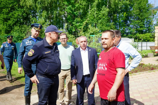 Александр Соколов проверил подтопленный поселок
