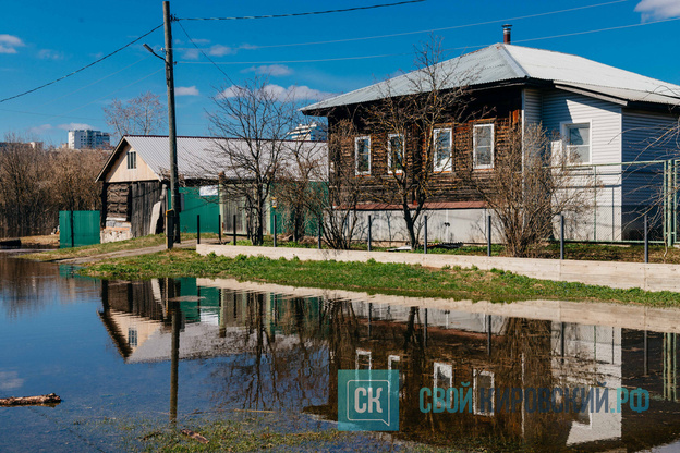 Весеннее половодье в Кирове 2026. Фото