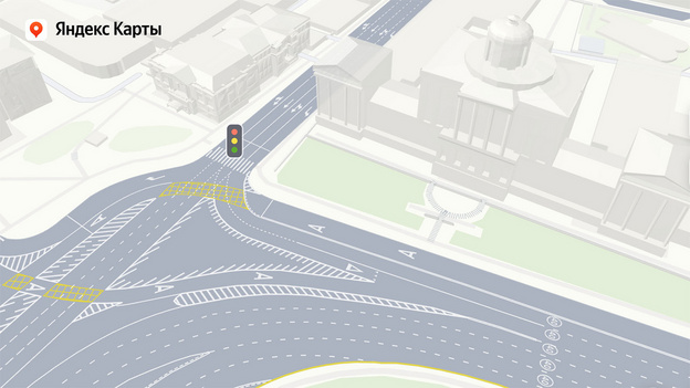 «Яндекс» выпустил «карты» нового поколения с подробной разметкой дорог