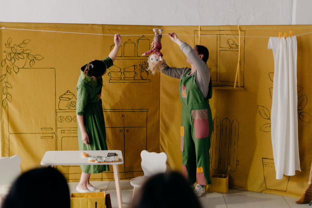 Место, где прячется душа. Фоторепортаж с детского спектакля в «Джемсити»