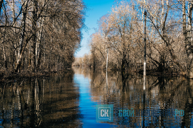 Весеннее половодье в Кирове 2026. Фото