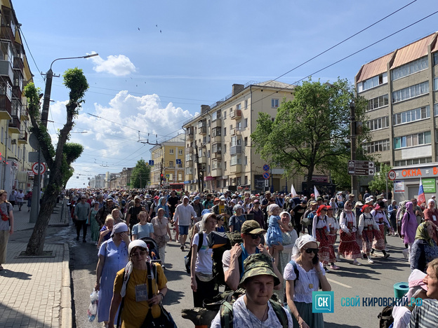 В Кирове начался Великорецкий крестный ход. Фото
