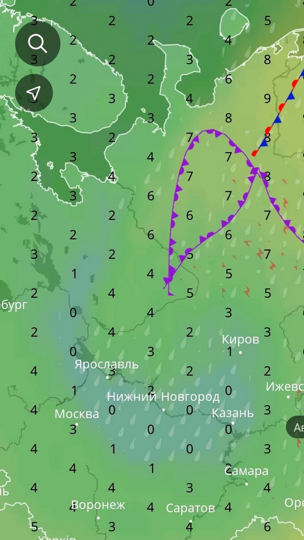 Холодный воздух пришёл в Кировскую область с Баренцева моря