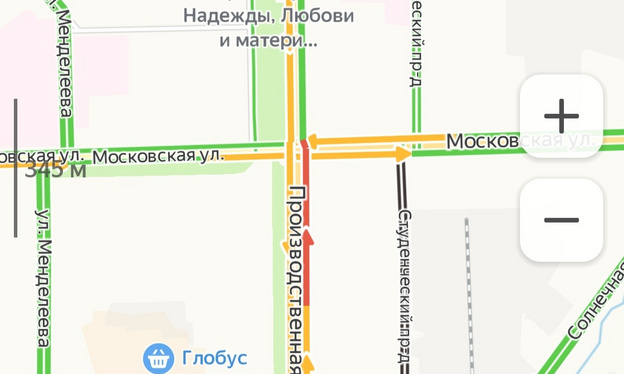 Утренние пробки в Кирове 7 сентября: Производственная, Московская
