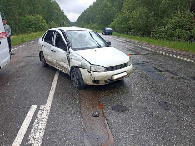 В Санчурском районе столкнулись LADA Kalina и Suzuki