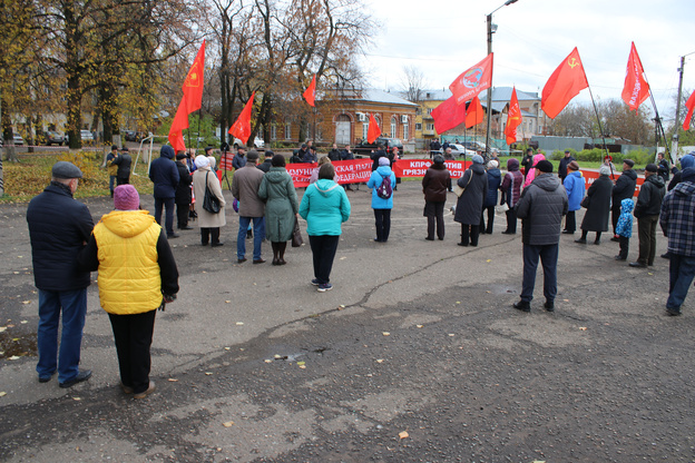 На митинг за отставку Быкова пришло около 50 человек