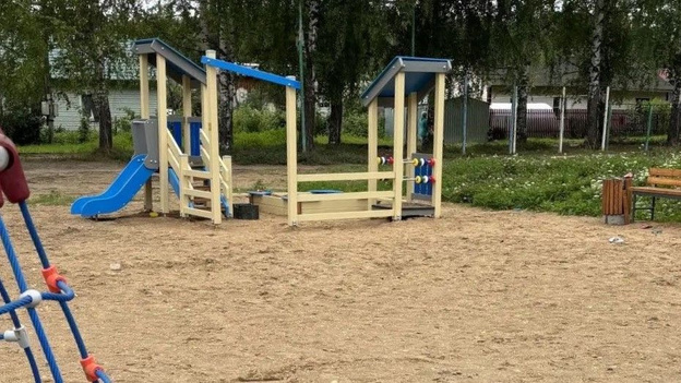 В Сидоровке построили новую площадку