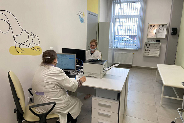 Детская поликлиника в слободе Курочкины начала принимать пациентов