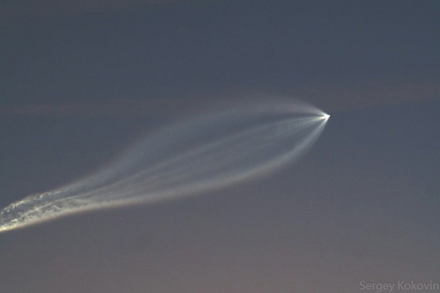 В небе над Кировской областью была видна космическая «медуза». Фото и видео
