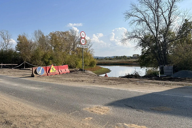 Ремонт моста через Уржумку завершён наполовину