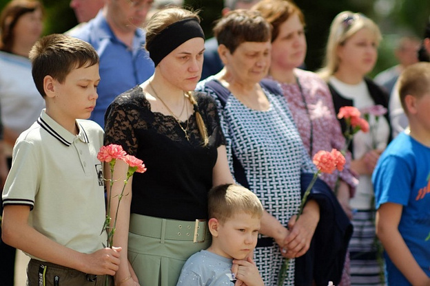 В Санчурском районе установили памятную доску в честь погибшего на Украине бойца