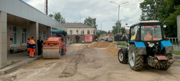 В Яранске продолжают ремонт автовокзала