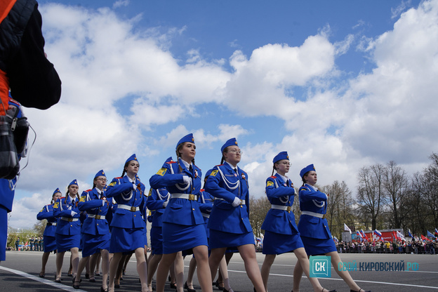 В Кирове прошёл торжественный парад в честь Дня Победы. Фото