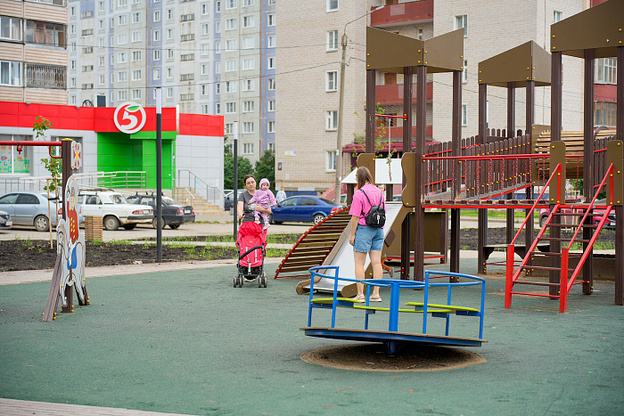 В Кирове на месте пустыря появился сквер