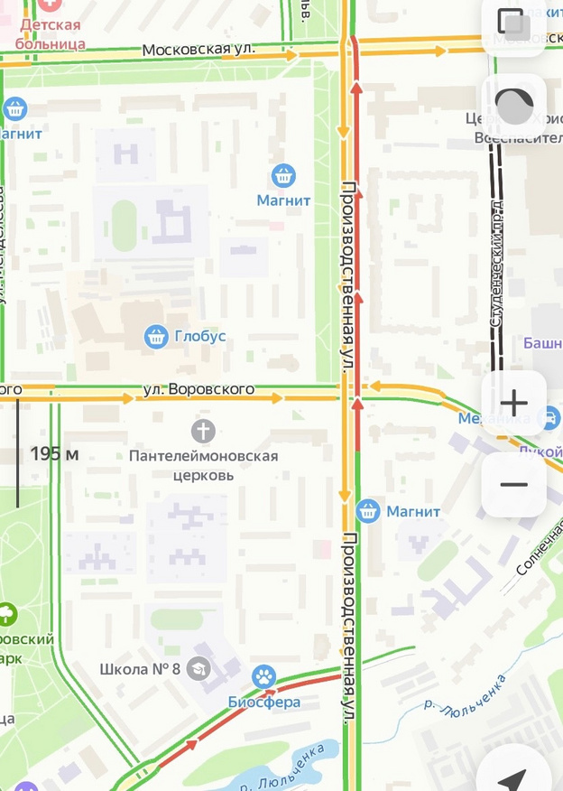 Утренние пробки 5 июня: Производственная, Ленина, Октябрьский проспект
