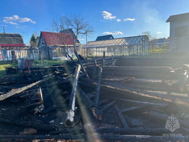 В Кирово-Чепецке женщина устроила пожар на дачном участке
