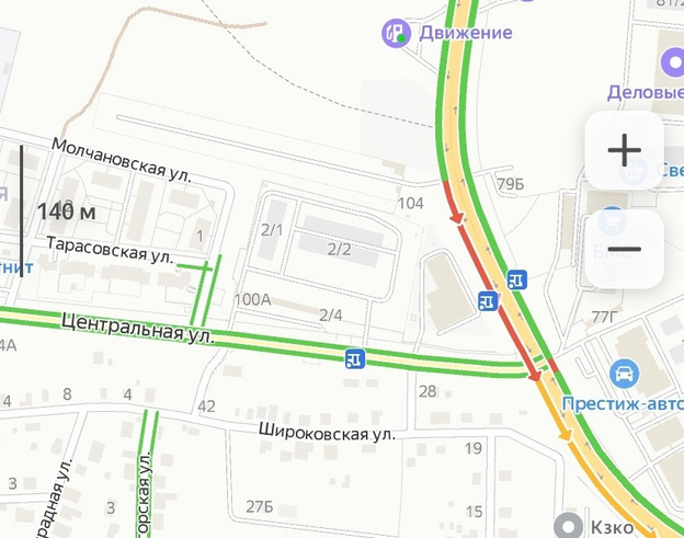 Утренние пробки 17 июля: Московская, проспект Строителей, Щорса