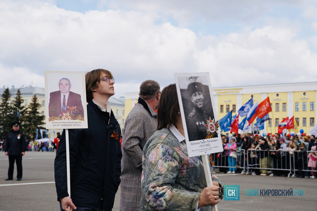 В Кирове прошёл торжественный парад в честь Дня Победы. Фото