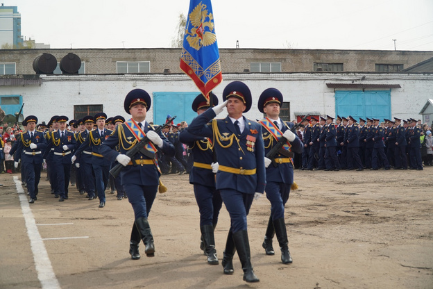 Фоторепортаж с торжественного парада УФСИН Кировской области в честь Дня Победы