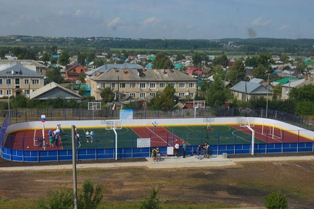 В Кирове и в шести районах области открылись новые многофункциональные спортплощадки