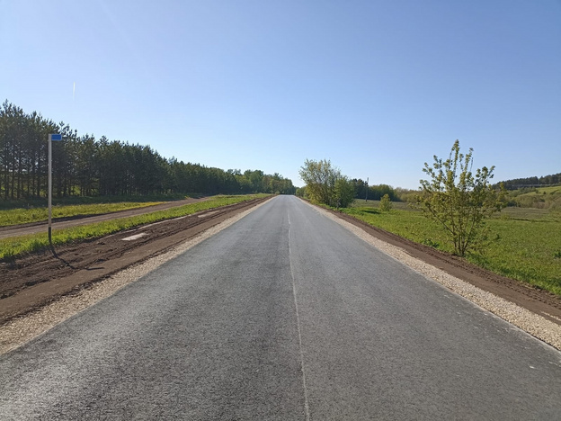 Ремонт участка дороги Вятские Поляны - Нижние Шуни завершён
