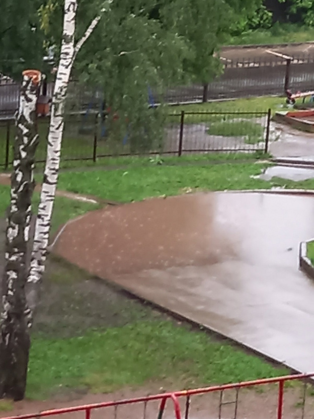 Последствия ливня 19 июля в Кирове. Фото и видео