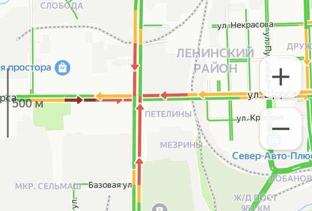Утренние пробки в Кирове 17 августа: Щорса, Милицейская