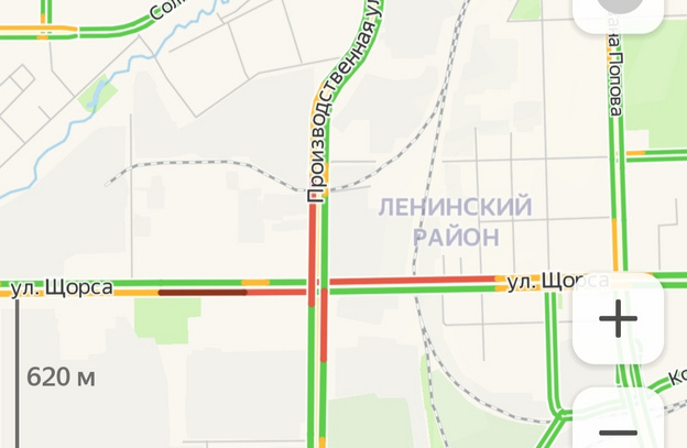 Утренние пробки 30 августа: Щорса, Дзержинского