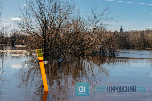 Весеннее половодье в Кирове 2026. Фото