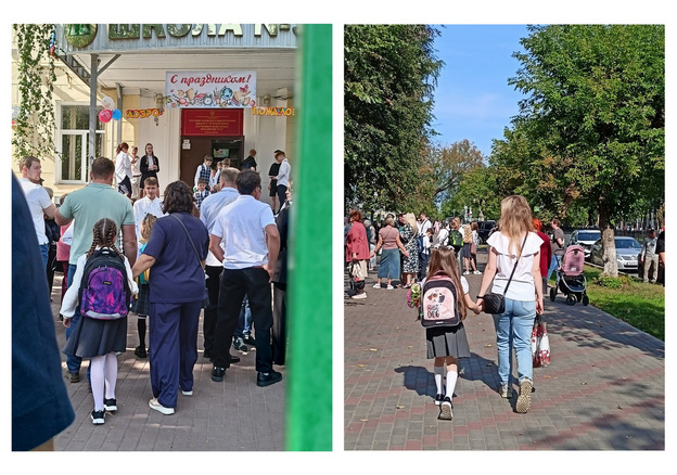 Пора в школу! Фотолента со школьных дворов Кирова
